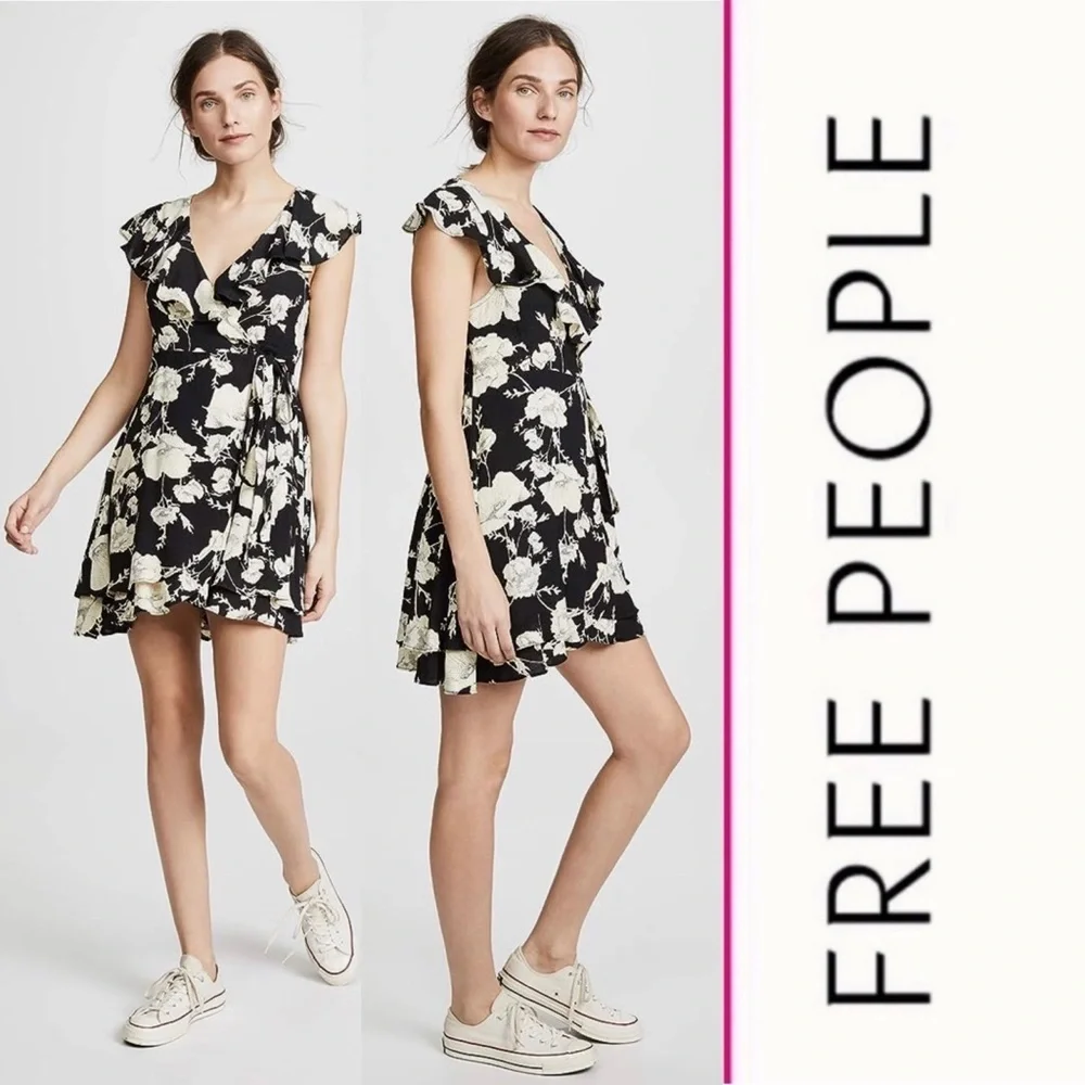 Free People French Quarter Mini Dress, Size XS, MSRP $108 - Picture 3 of 11